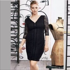 Isabel Toledo for Lane Bryant Black Lace Dress